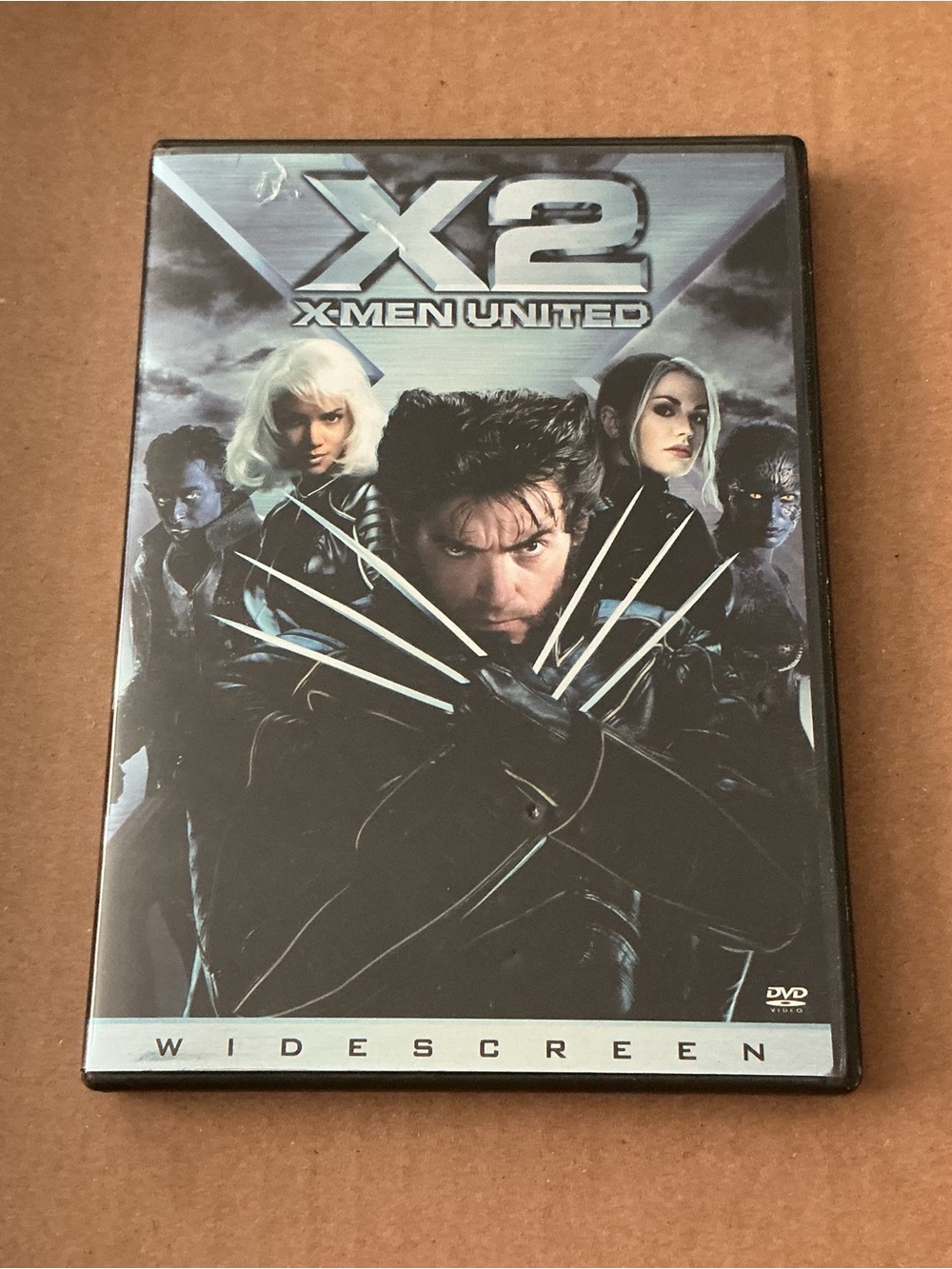 X2: X-Men United DVD - Black & Silver Cover